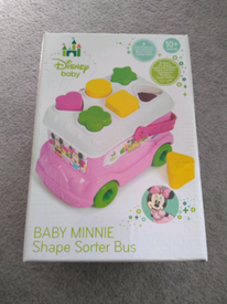 baby minnie shape sorter bus